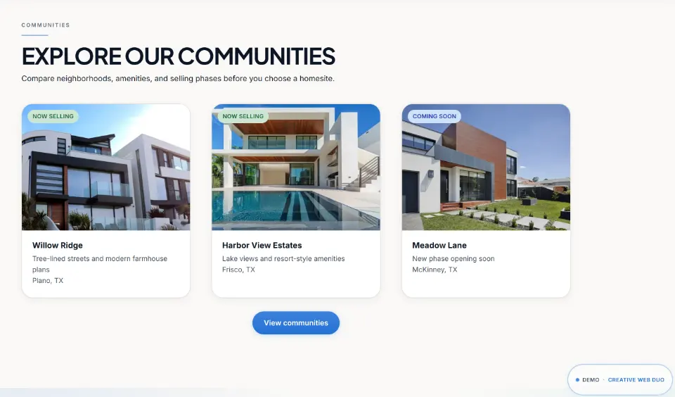 CWD property demo screenshot