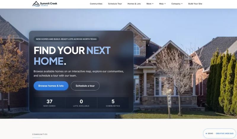CWD property demo screenshot